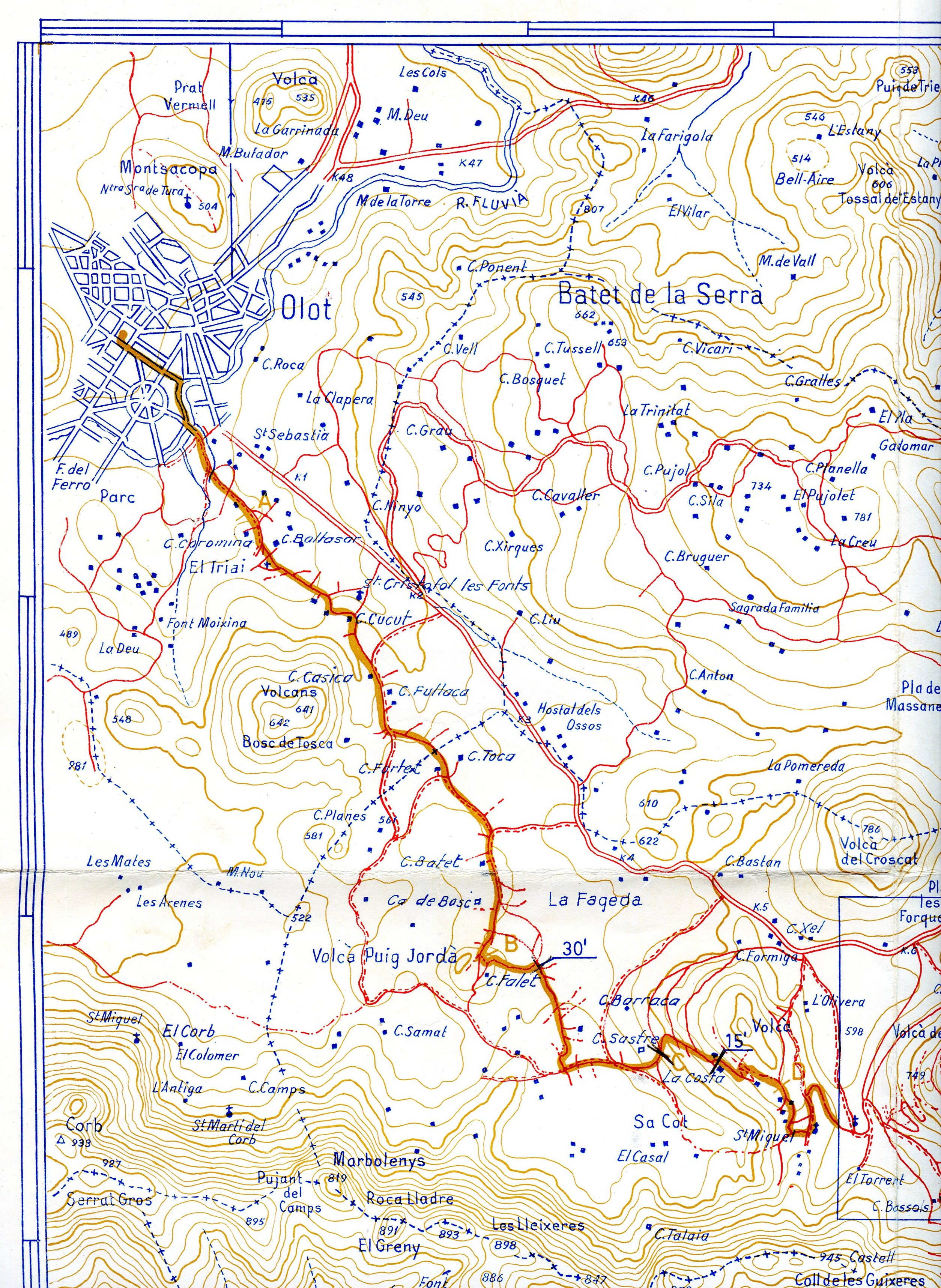 XXXIV Marxa Excursionista de Regularitat de Catalunya : 10 maig del 1970 : Comarca de Bages - Miniatura 2